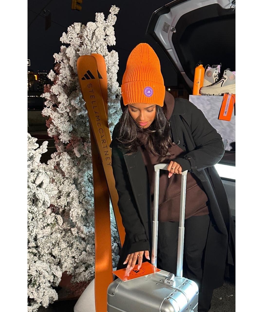 ADIDAS BY STELLA MCCARTNEY Оранжевая шапка, фото 2