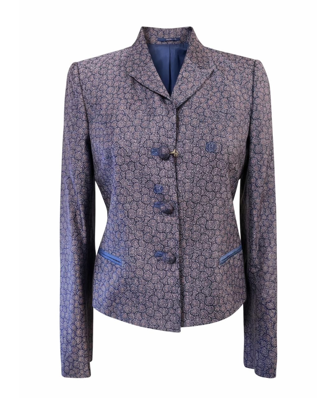 ROBERTO CAVALLI Мульти шелковый жакет/пиджак, фото 1
