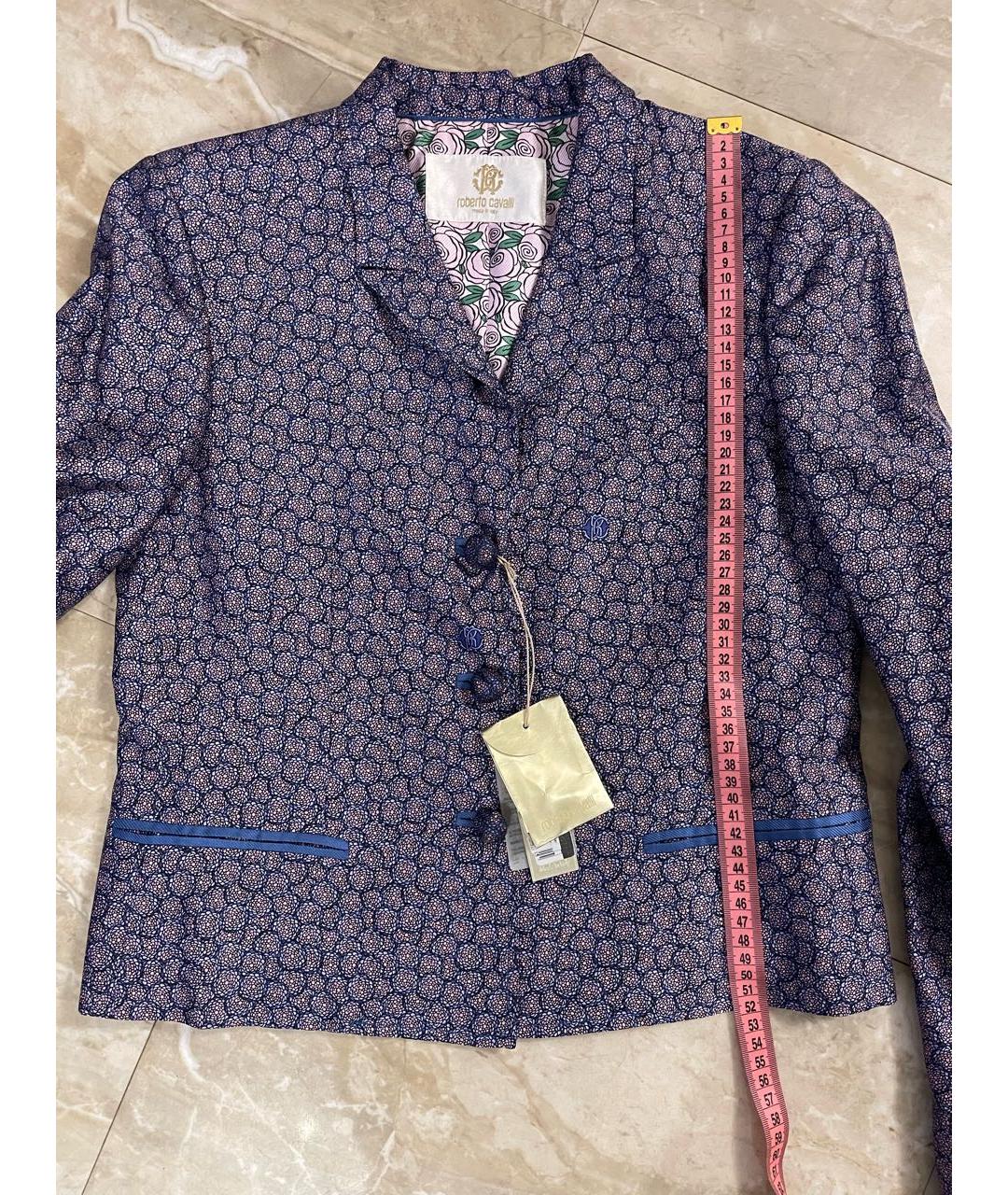 ROBERTO CAVALLI Мульти шелковый жакет/пиджак, фото 6