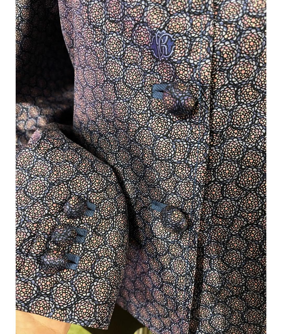 ROBERTO CAVALLI Мульти шелковый жакет/пиджак, фото 4