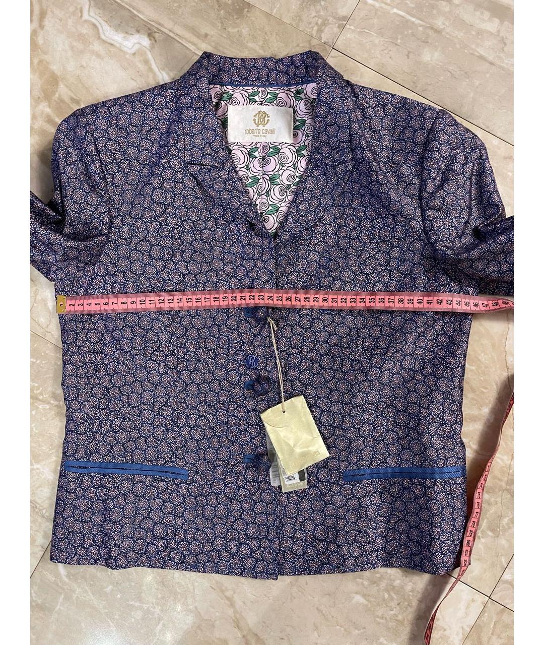 ROBERTO CAVALLI Мульти шелковый жакет/пиджак, фото 7