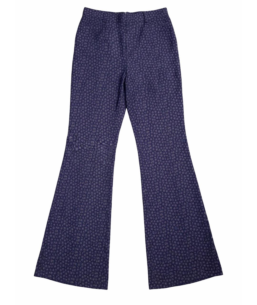 ROBERTO CAVALLI Мульти шелковые брюки широкие, фото 1