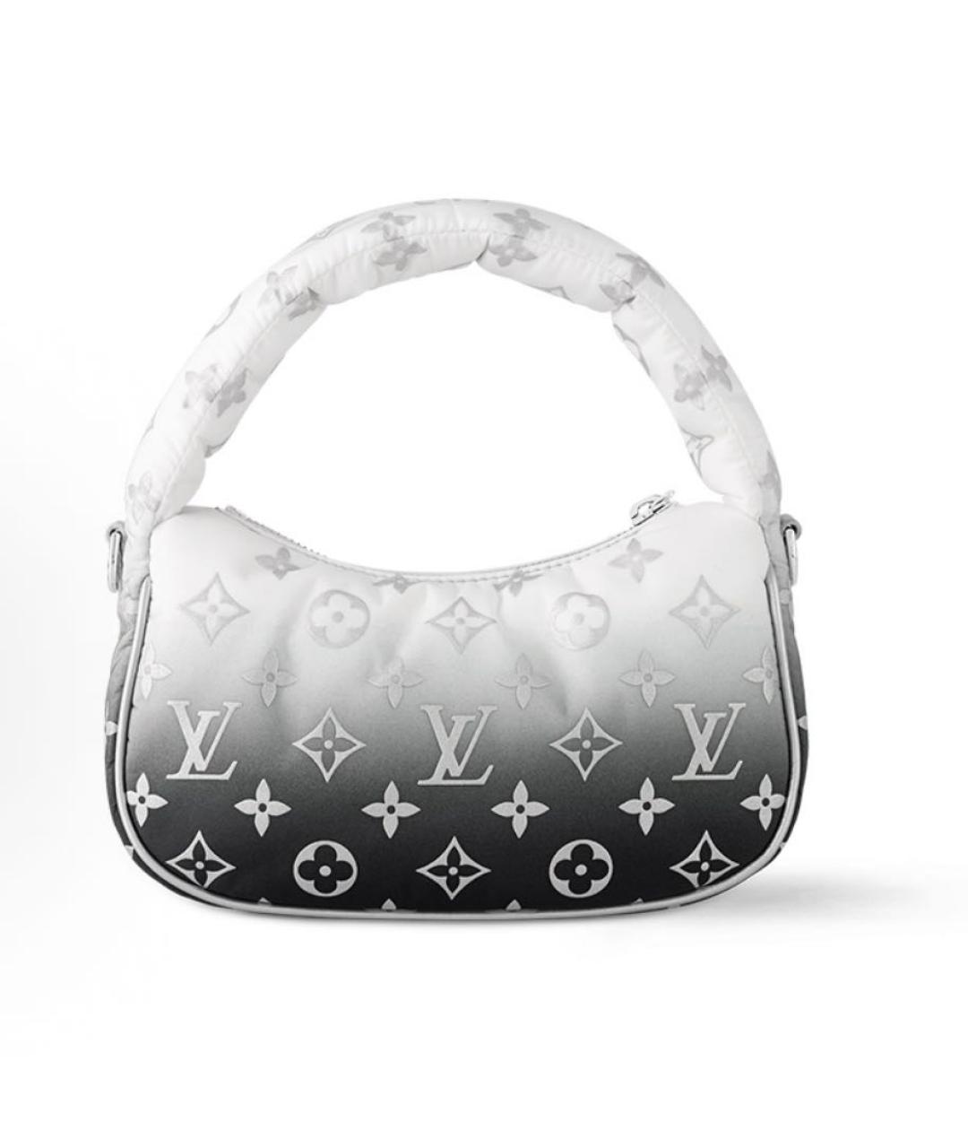 LOUIS VUITTON Серая синтетическая сумка с короткими ручками, фото 3