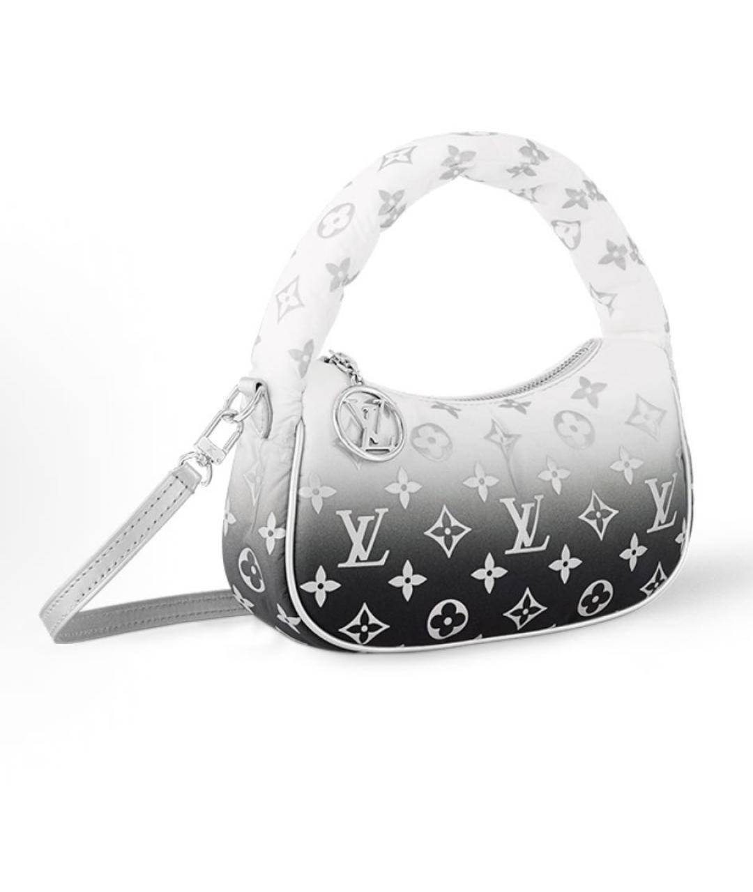 LOUIS VUITTON Серая синтетическая сумка с короткими ручками, фото 2