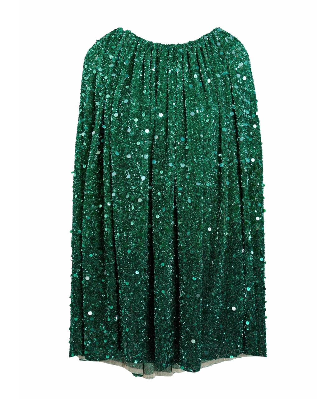 OSCAR DE LA RENTA Зеленые полиамидовое коктейльное платье, фото 1