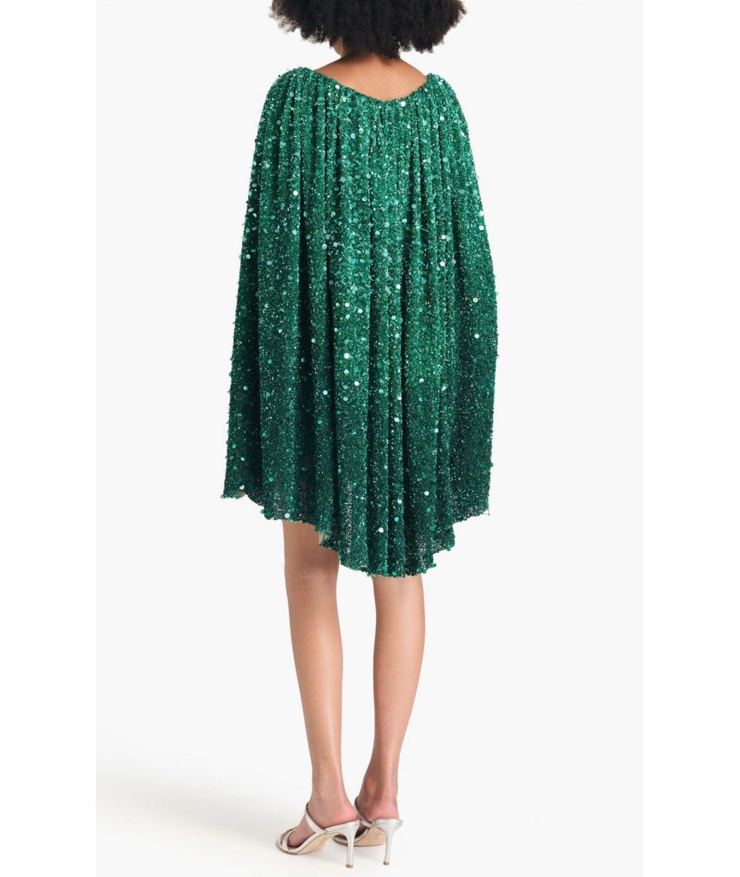 OSCAR DE LA RENTA Зеленые полиамидовое коктейльное платье, фото 3