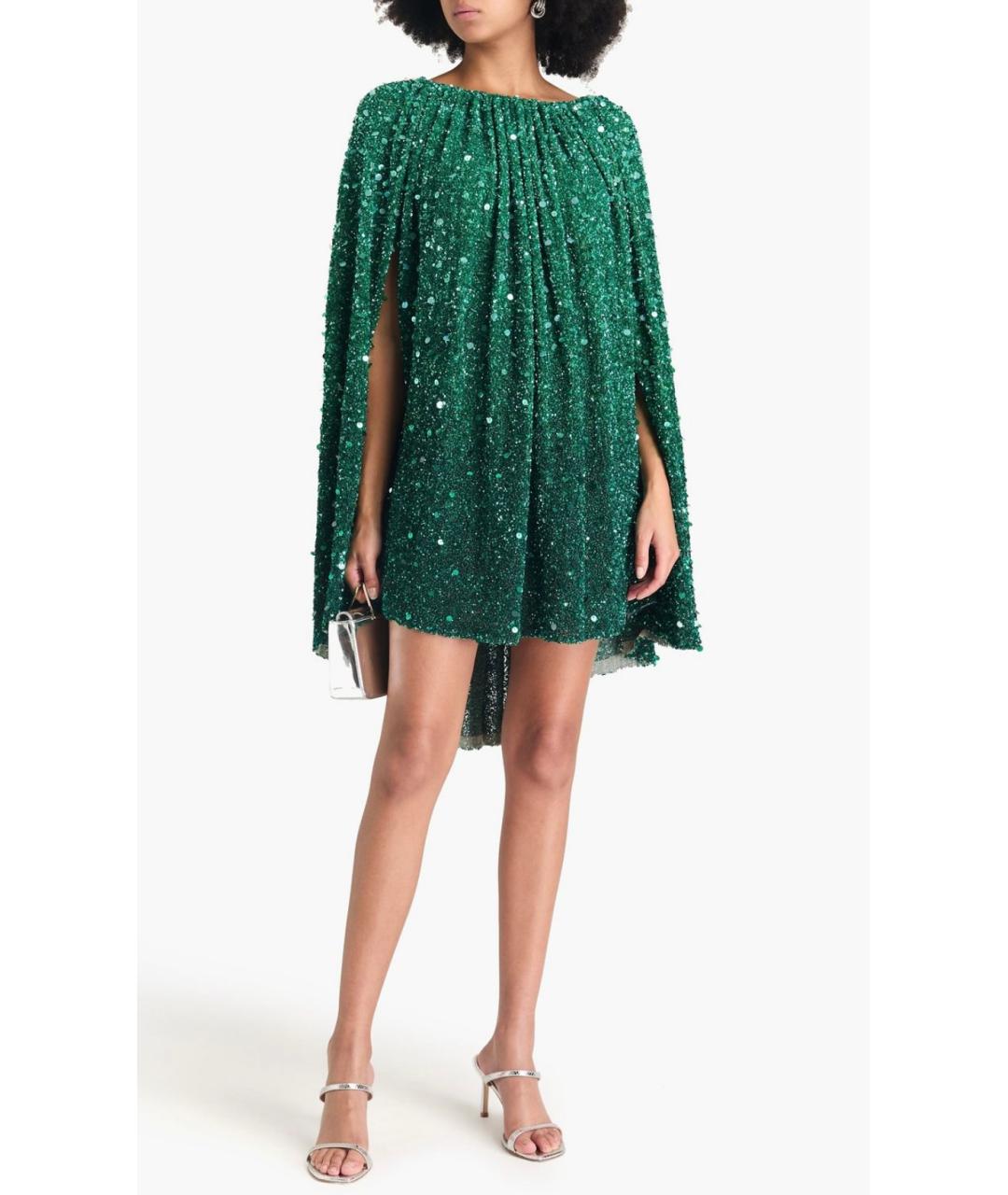 OSCAR DE LA RENTA Зеленые полиамидовое коктейльное платье, фото 2