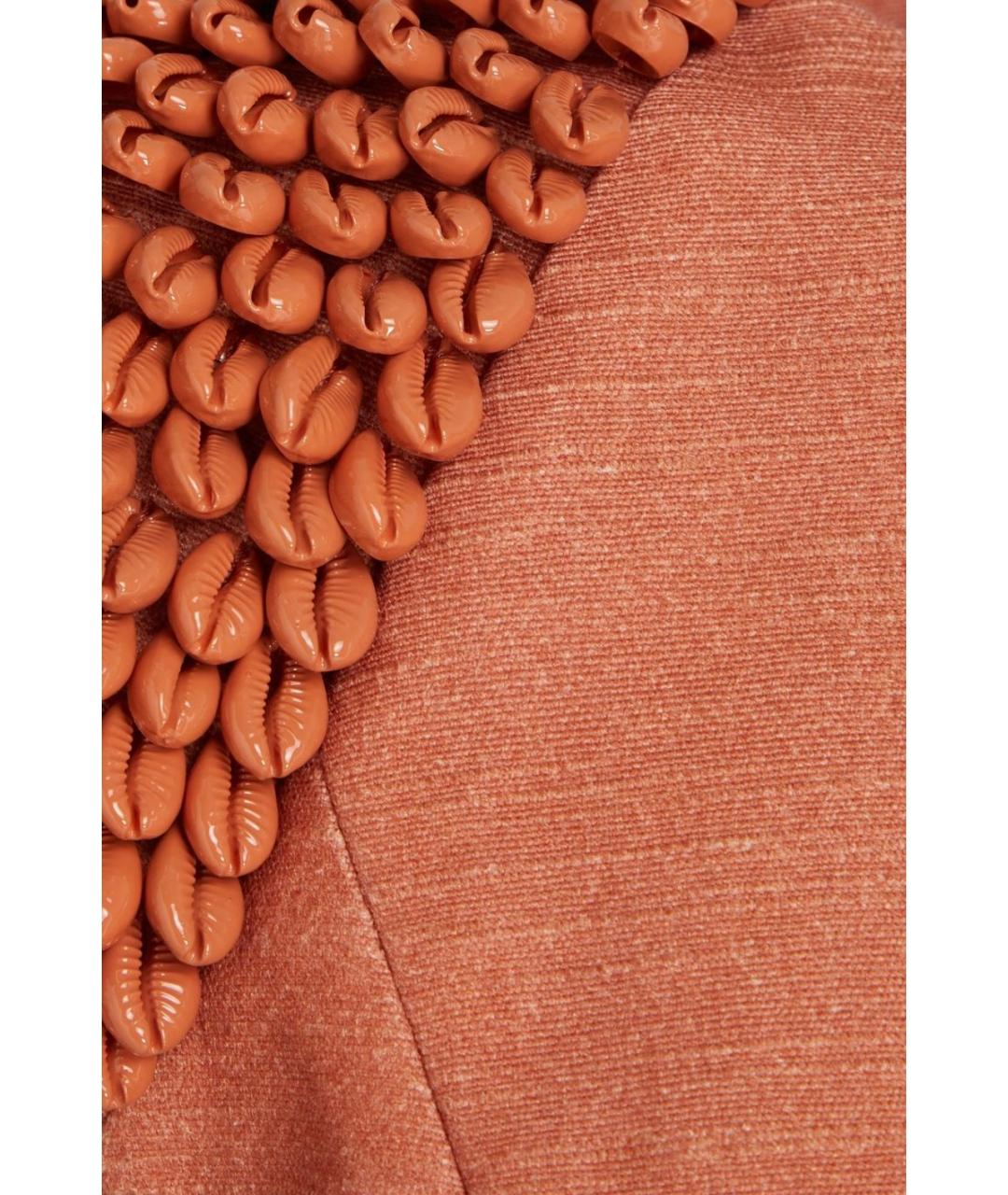 ZIMMERMANN Коричневая хлопковая блузы, фото 4