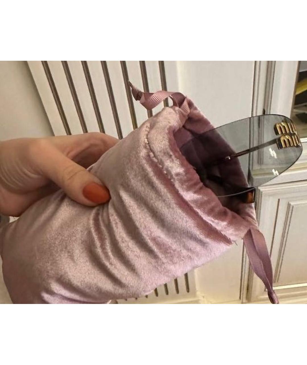 MIU MIU Серые солнцезащитные очки, фото 3