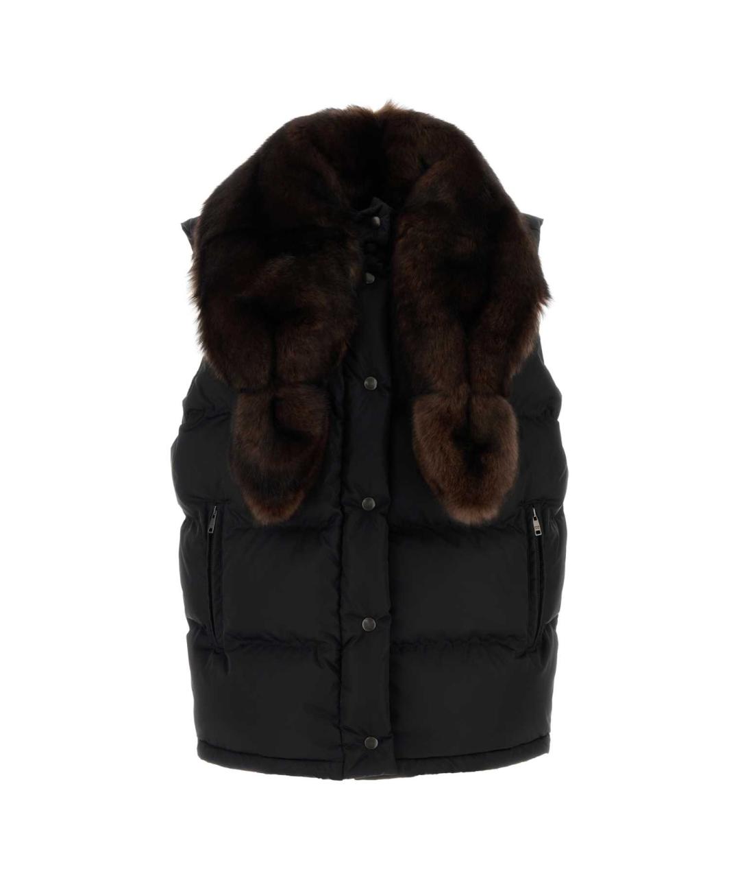 PRADA Черный полиамидовый жилет, фото 1