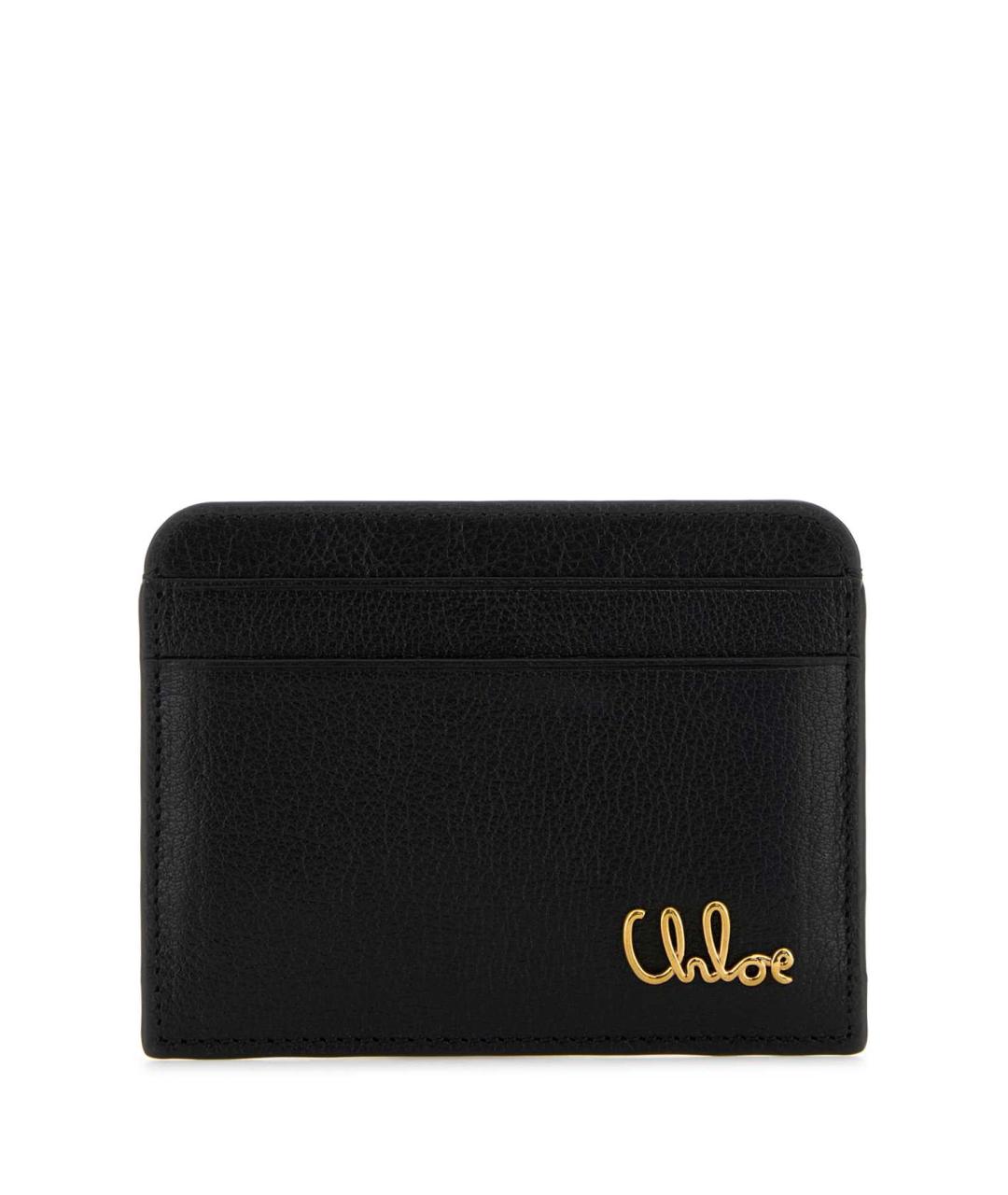 CHLOE Черный кожаный кардхолдер, фото 1