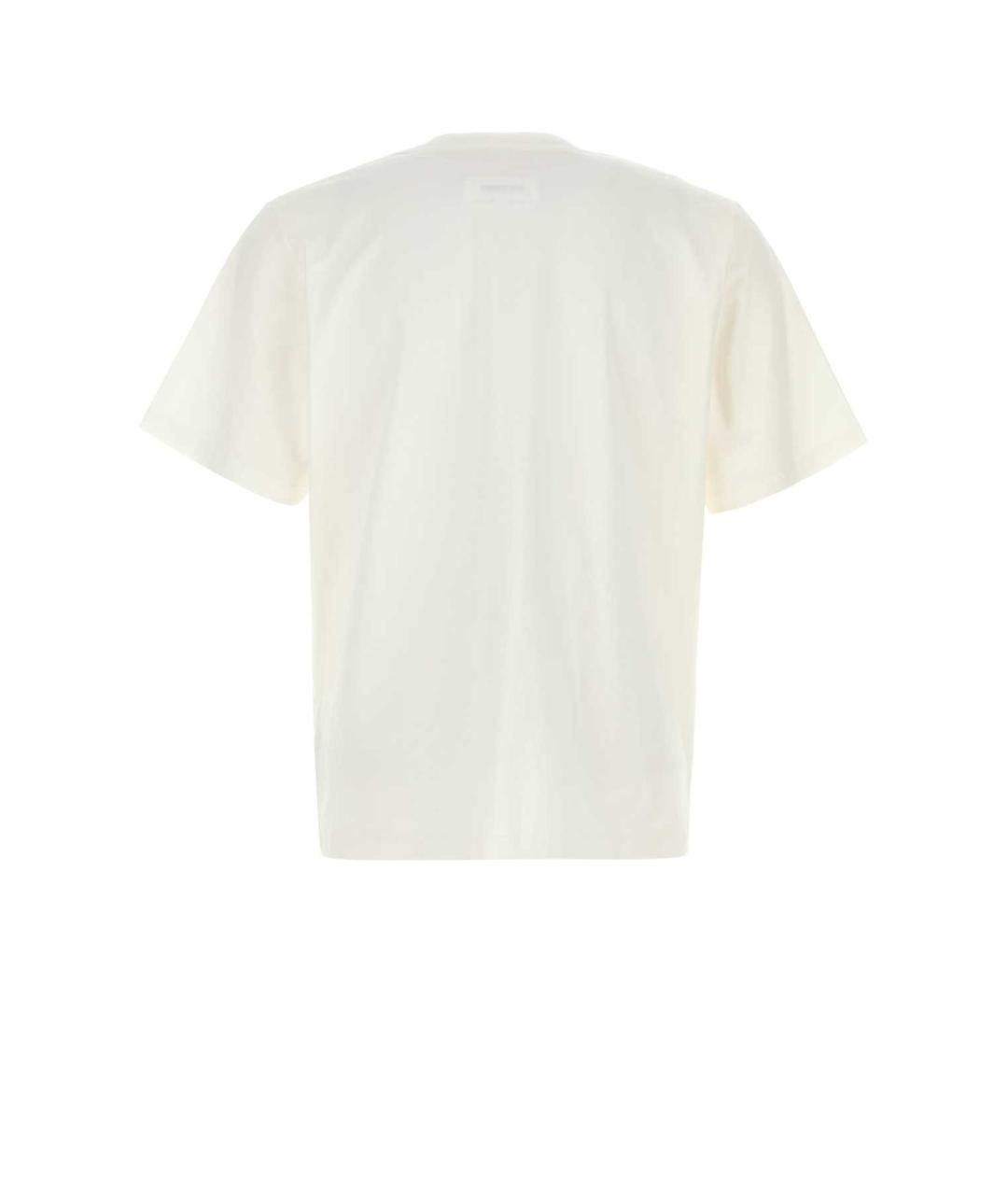 MM6 MAISON MARGIELA Белая хлопковая футболка, фото 2