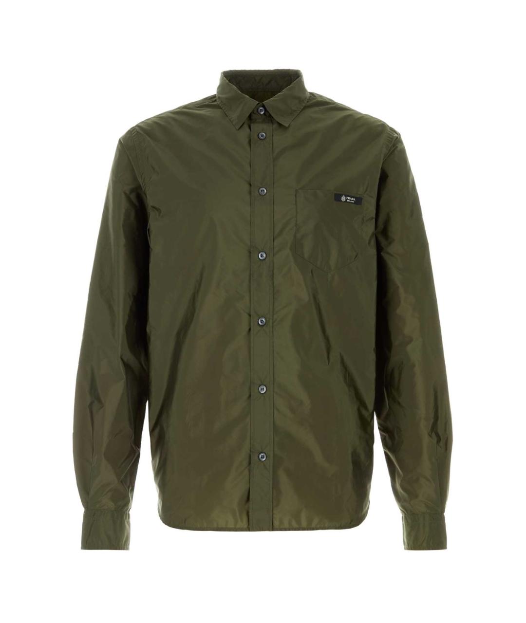 PRADA Зеленая кэжуал рубашка, фото 1