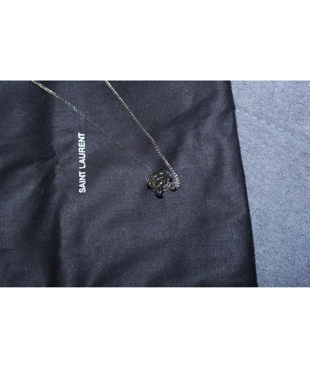 SAINT LAURENT Серебряная серебряная подвеска, фото 2