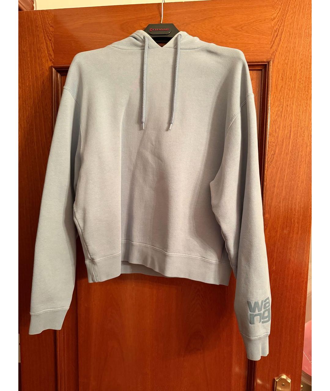 T BY ALEXANDER WANG Голубой хлопковый костюм с брюками, фото 9