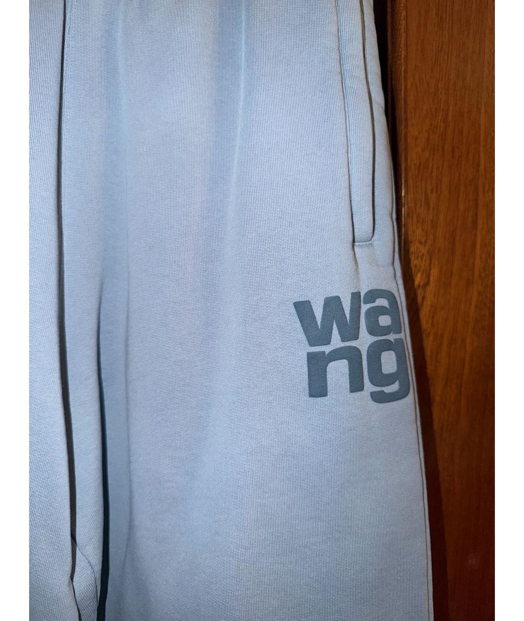 T BY ALEXANDER WANG Голубой хлопковый костюм с брюками, фото 4