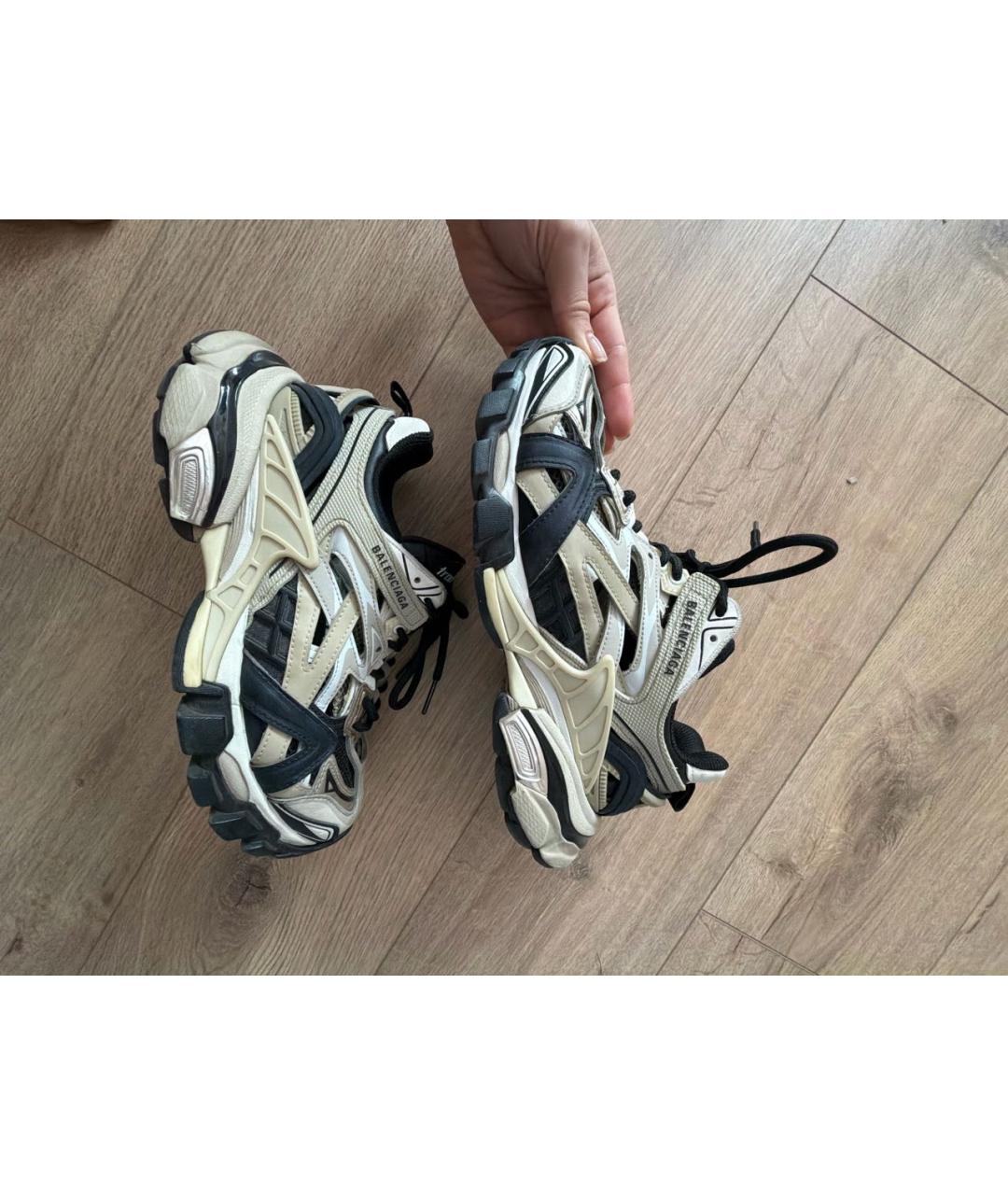 BALENCIAGA Бежевые кроссовки, фото 7