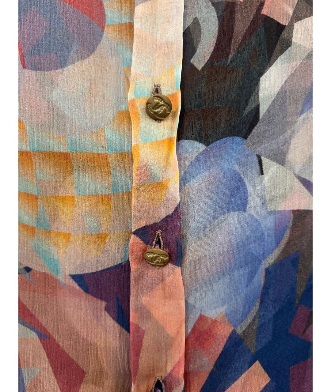 CHANEL Мульти шелковая блузы, фото 5