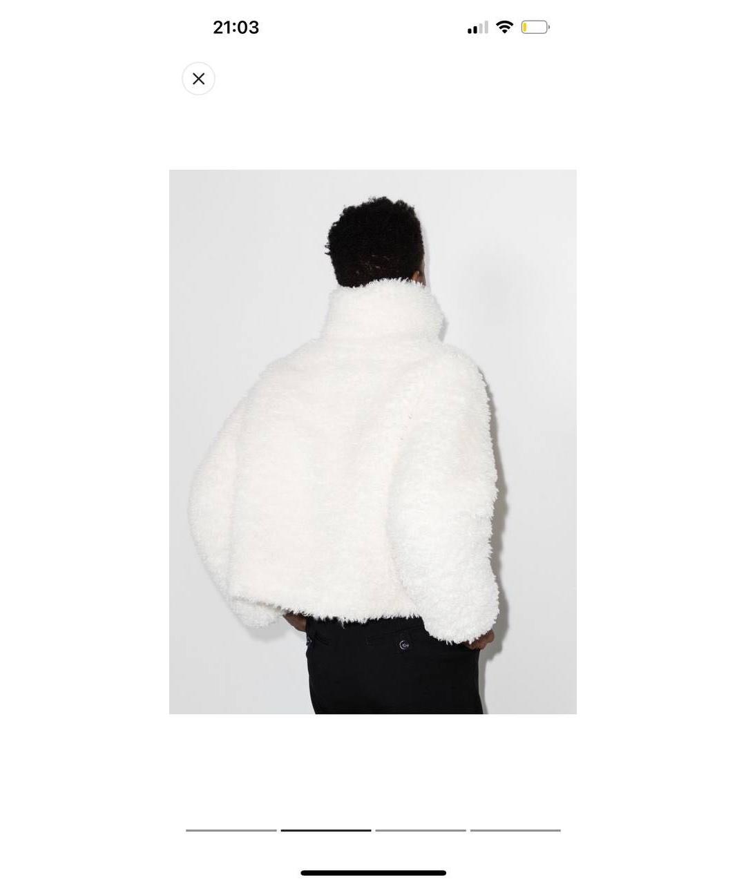 MONCLER Бежевая полиэстеровая куртка, фото 2