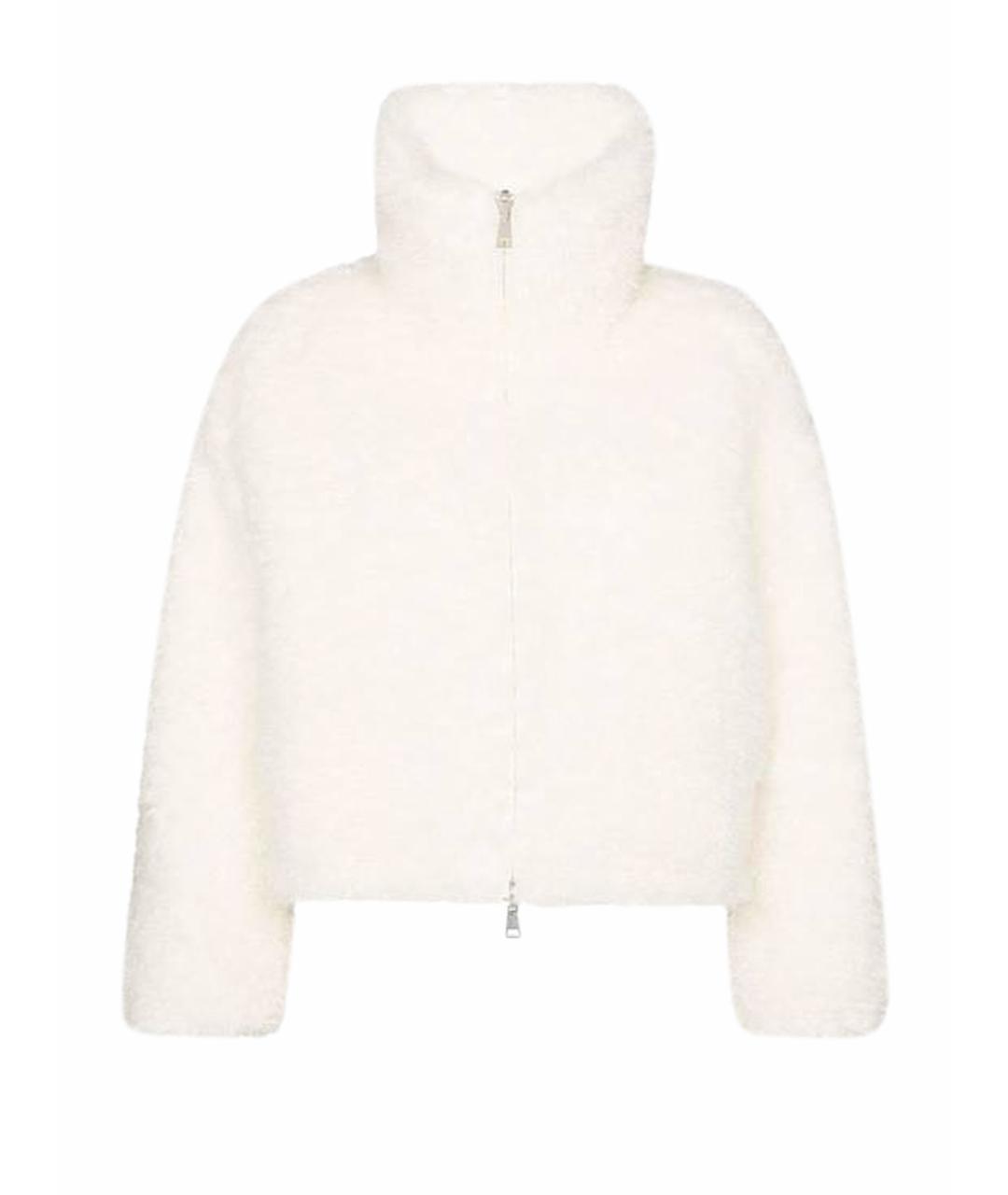 MONCLER Бежевая полиэстеровая куртка, фото 1