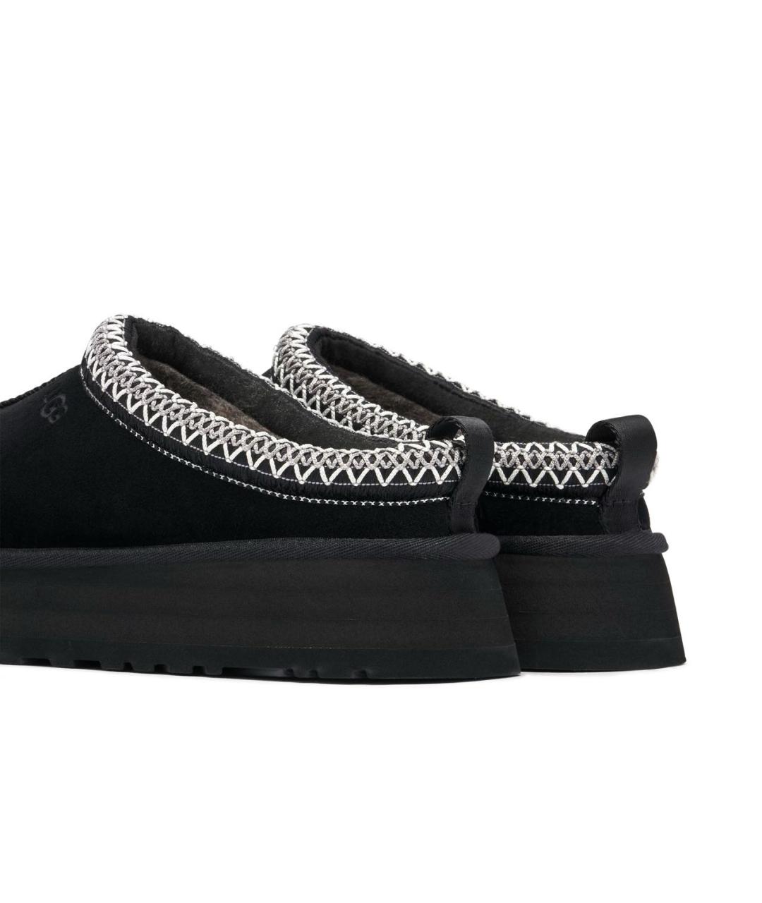 UGG AUSTRALIA Черные замшевые сабо, фото 3