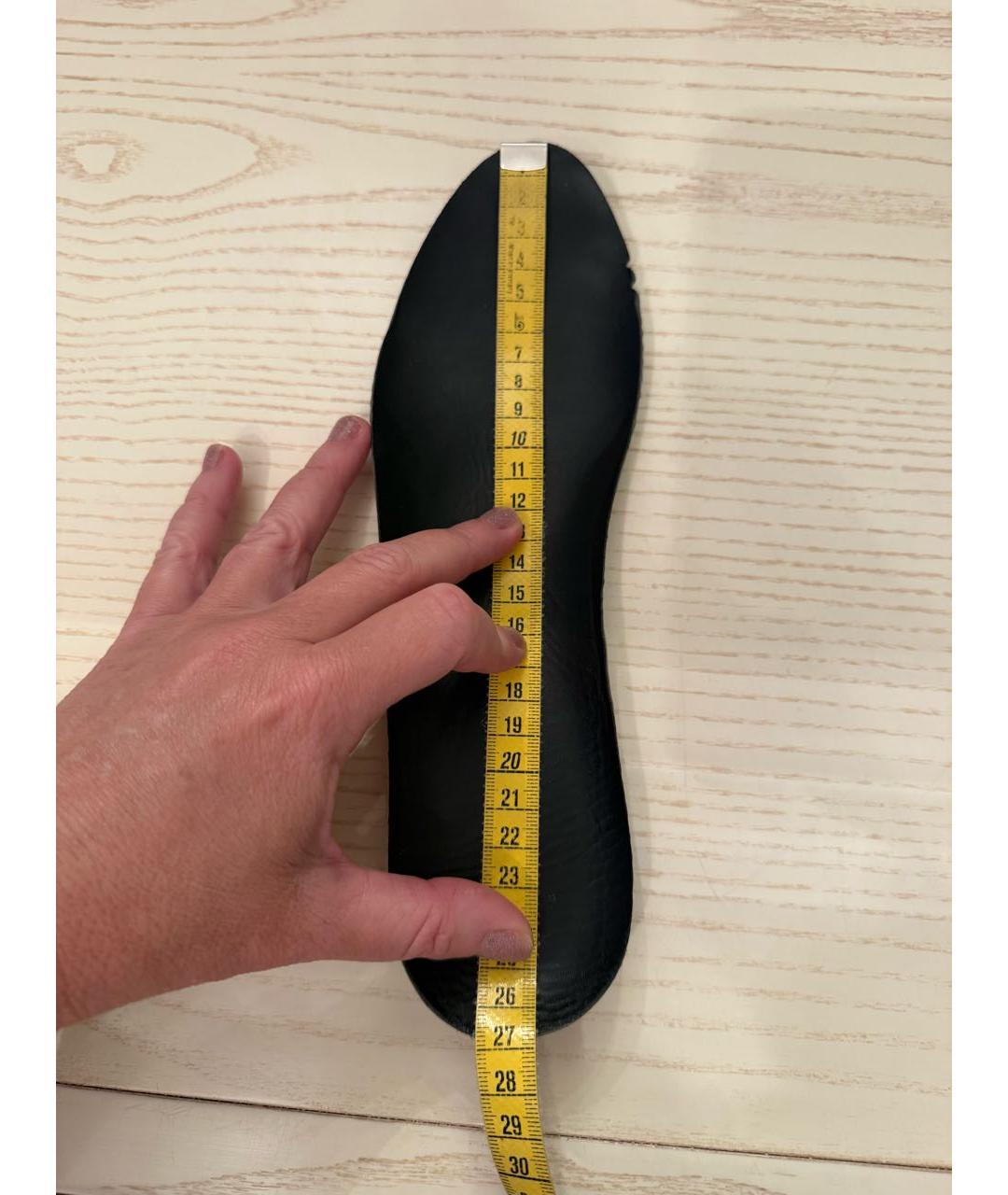 PHILIPP PLEIN Черные кожаные кеды, фото 6