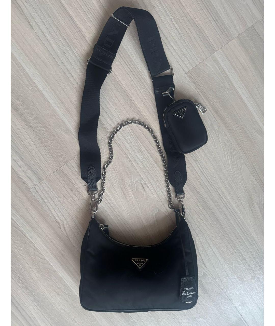 PRADA Черная сумка через плечо, фото 9