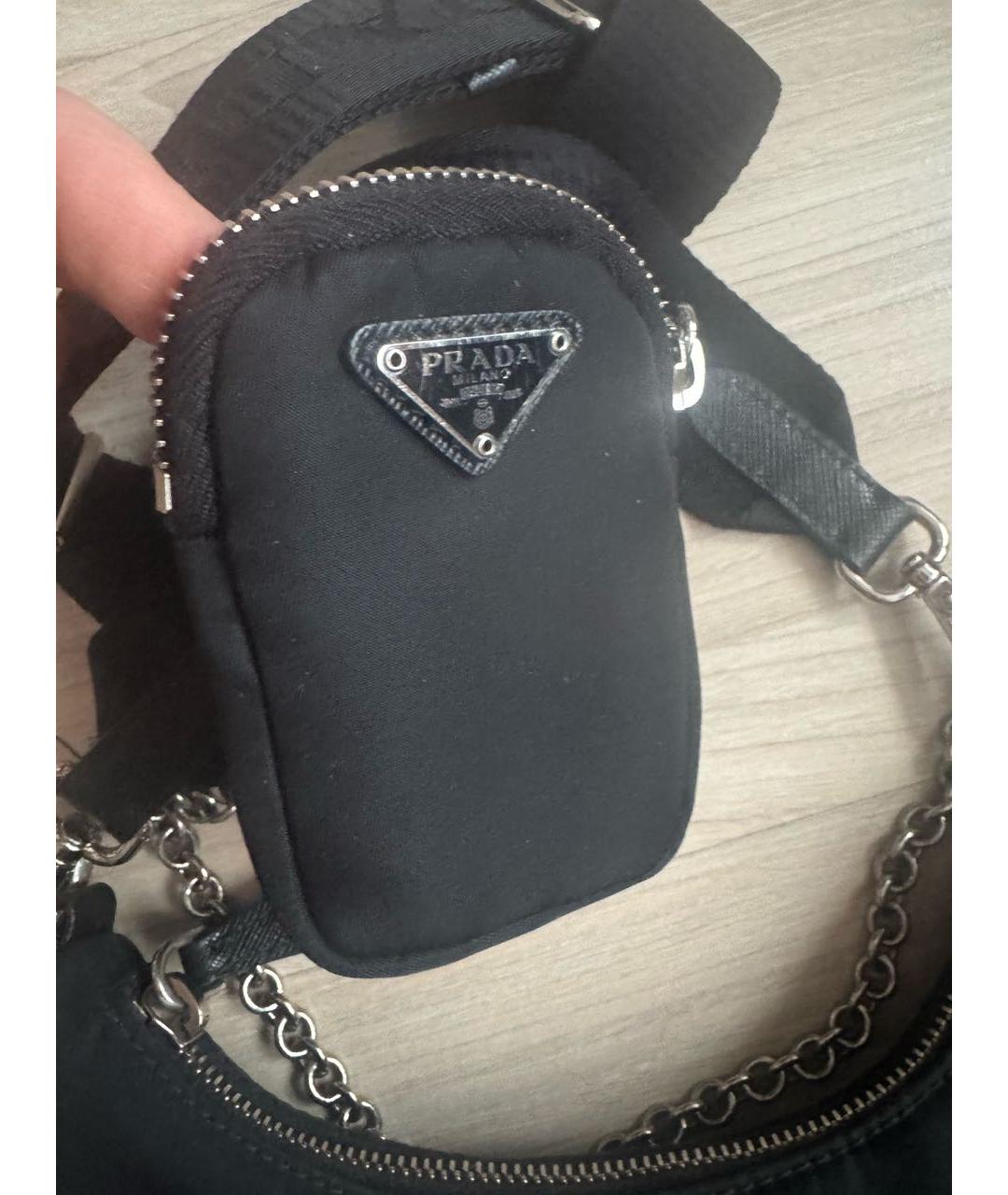 PRADA Черная сумка через плечо, фото 7