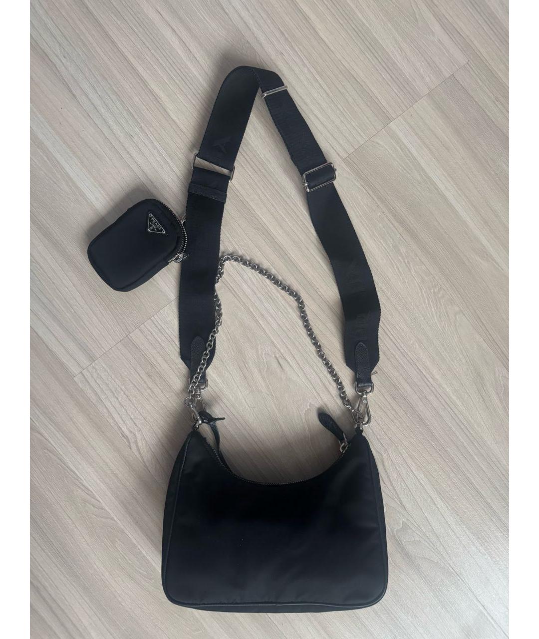 PRADA Черная сумка через плечо, фото 2