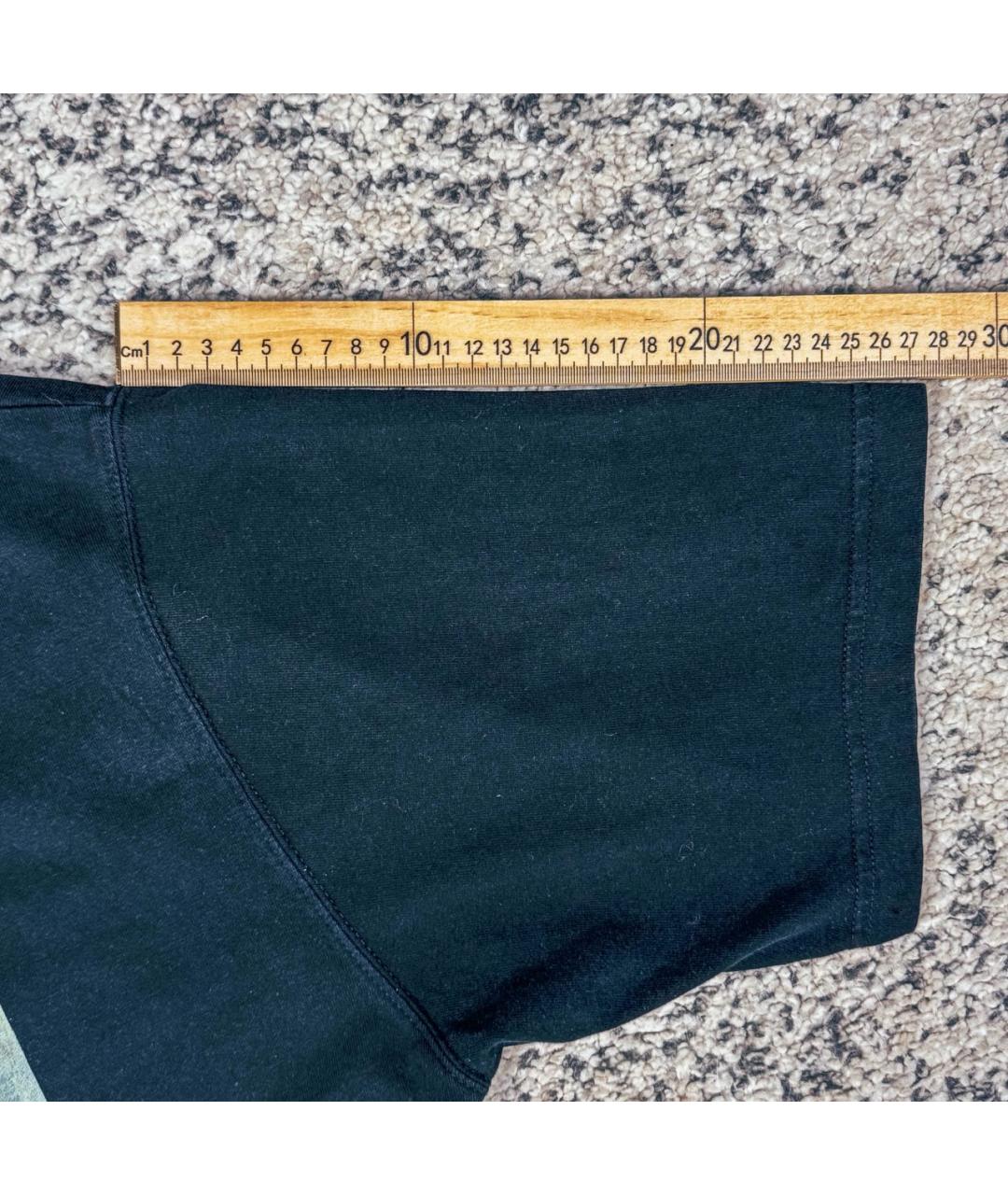 HERON PRESTON Черная хлопковая футболка, фото 4