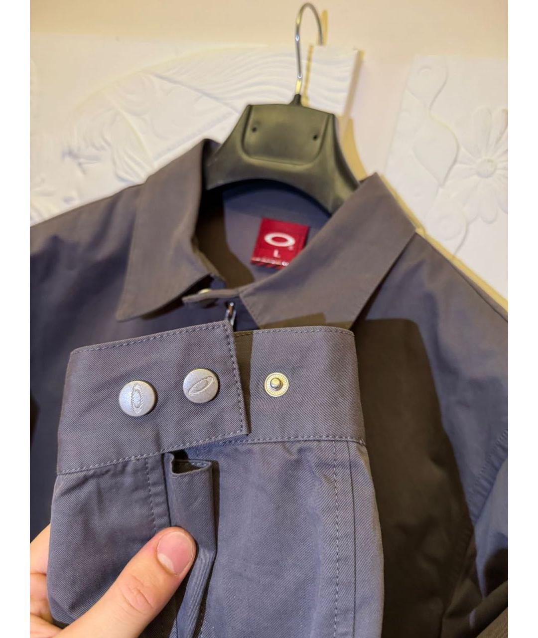 OAKLEY Антрацитовая хлопковая куртка, фото 7