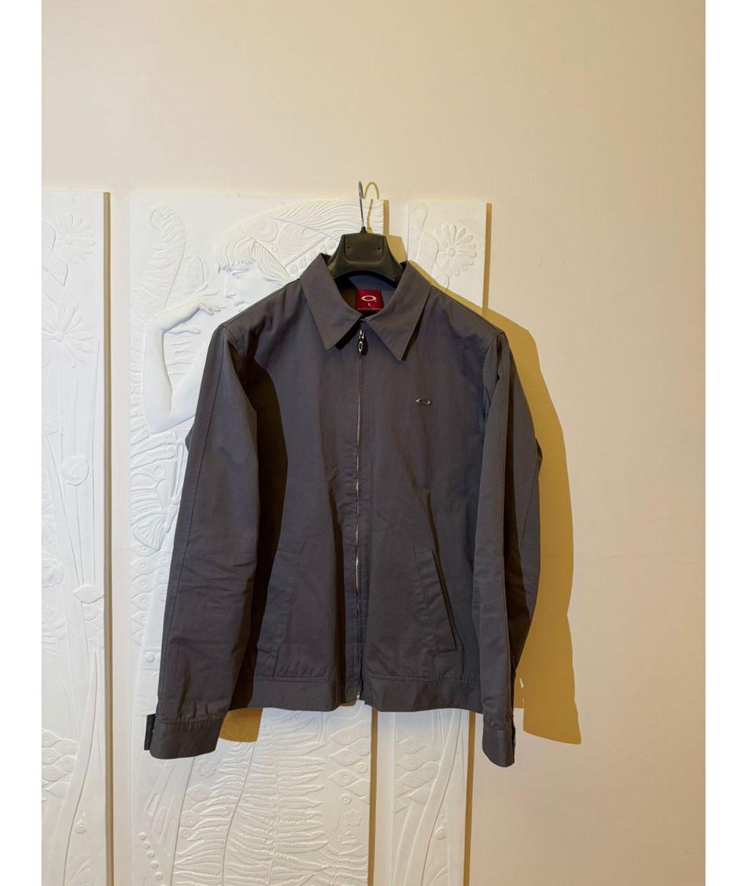 OAKLEY Антрацитовая хлопковая куртка, фото 5