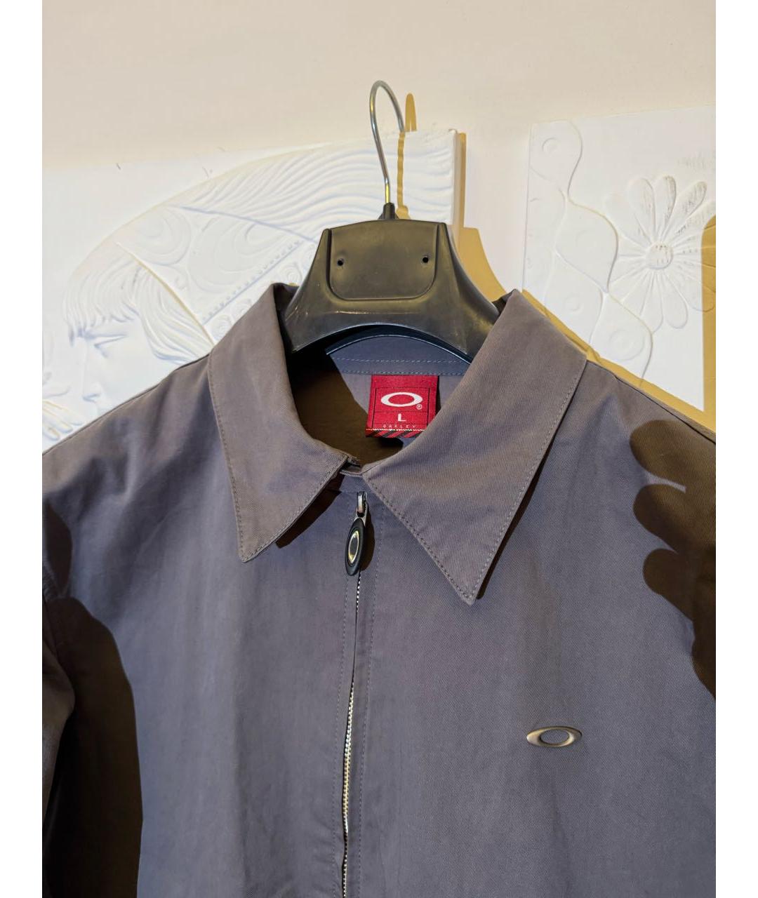 OAKLEY Антрацитовая хлопковая куртка, фото 2