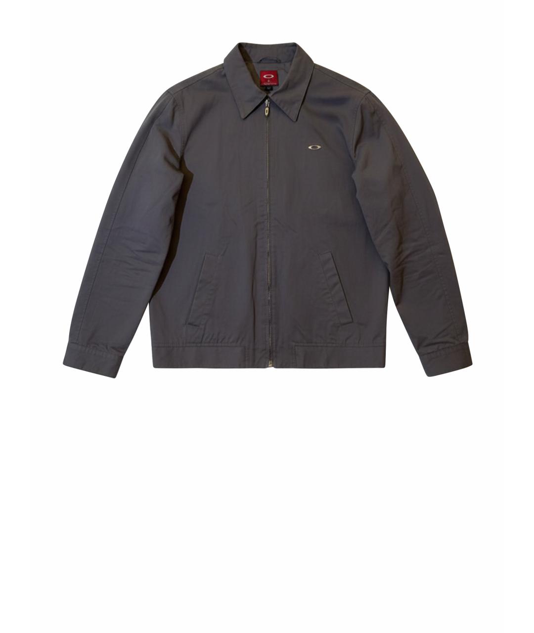 OAKLEY Антрацитовая хлопковая куртка, фото 1