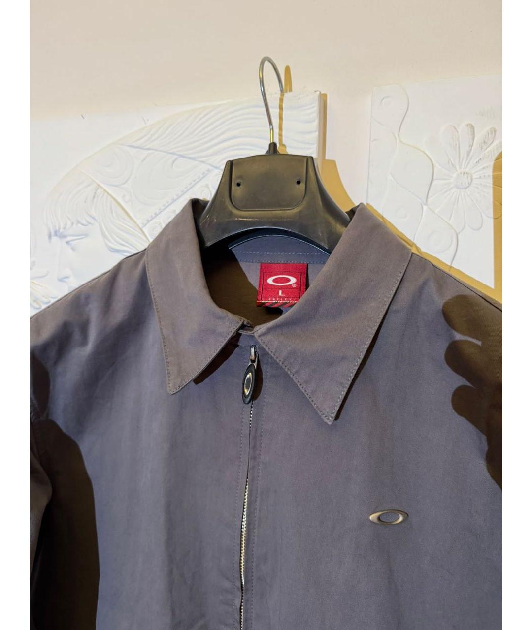 OAKLEY Антрацитовая хлопковая куртка, фото 6