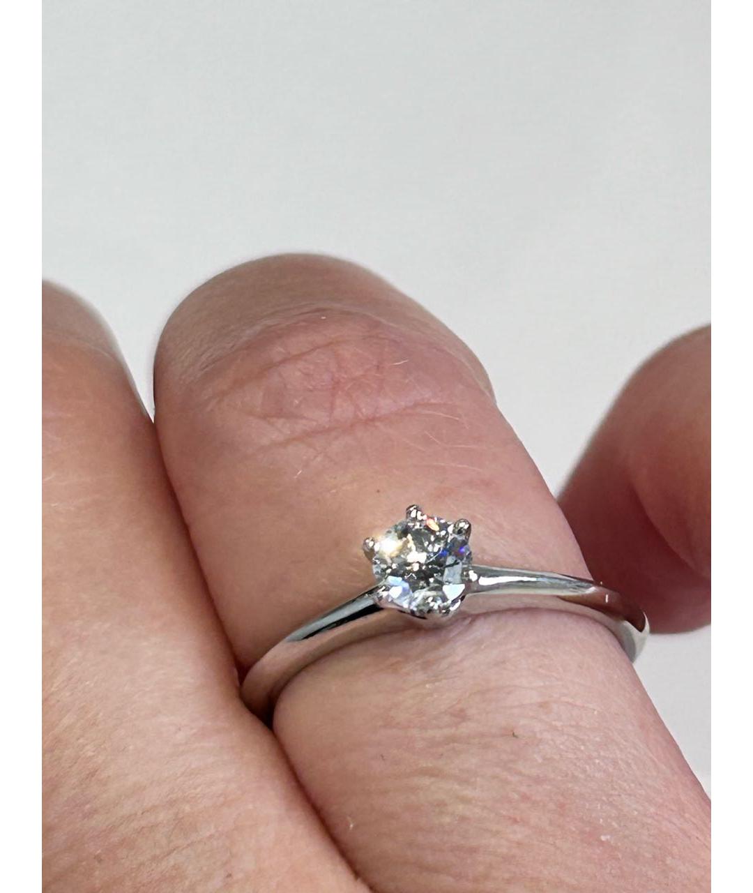 TIFFANY&CO Белое платиновое кольцо, фото 3