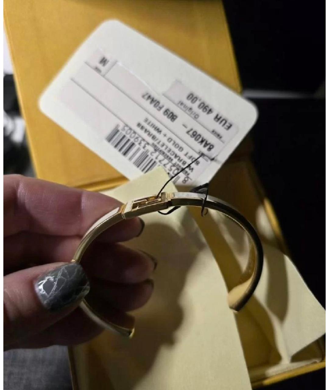 FENDI Золотой позолоченный браслет, фото 2