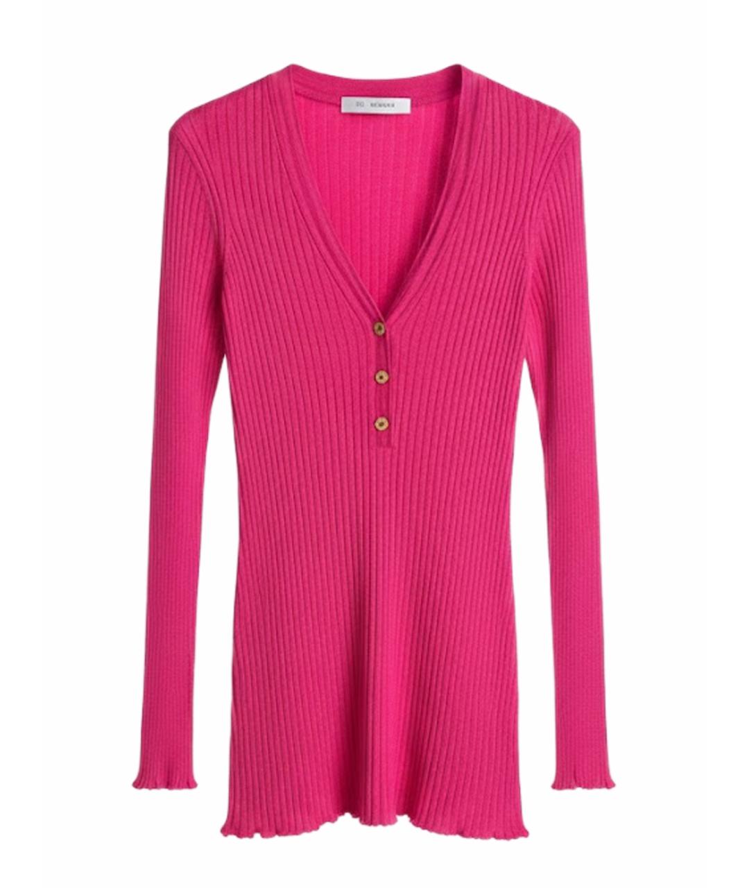 VERSACE Фуксия шерстяной джемпер / свитер, фото 1