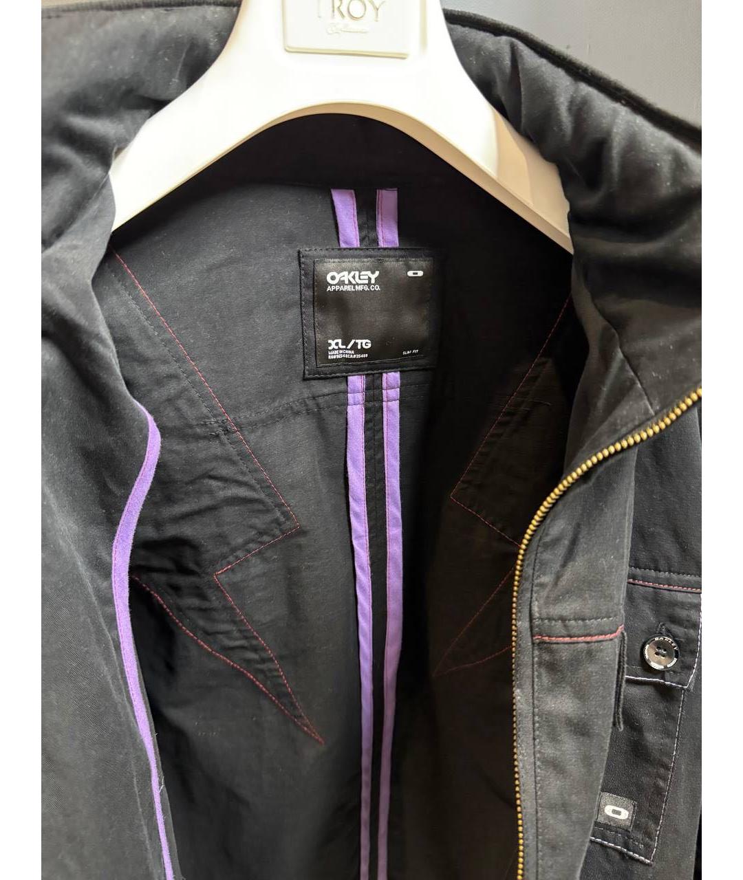 OAKLEY Черная хлопковая куртка, фото 4
