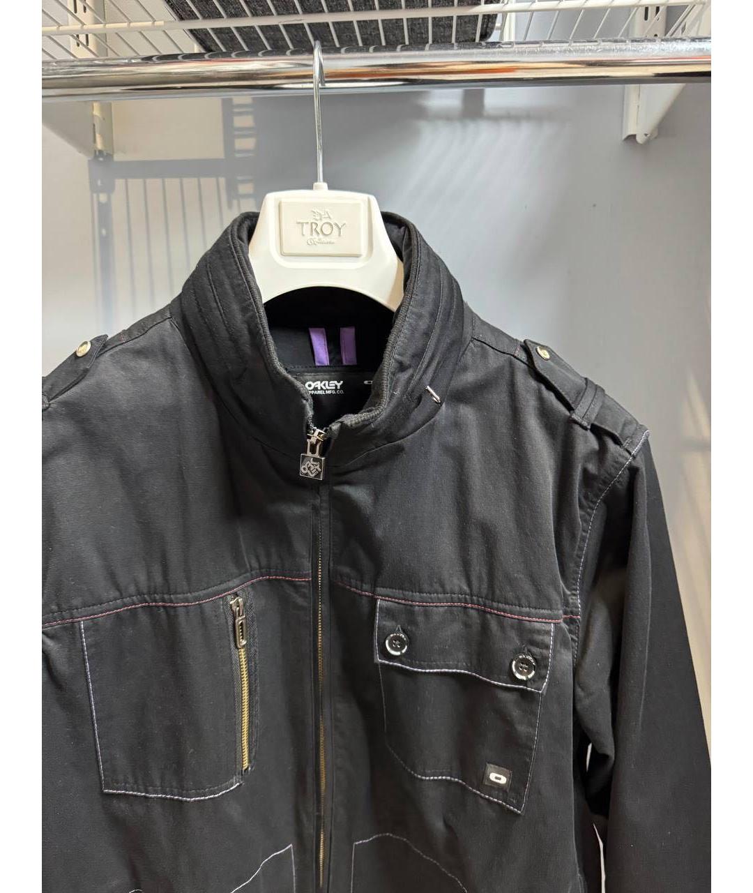 OAKLEY Черная хлопковая куртка, фото 3
