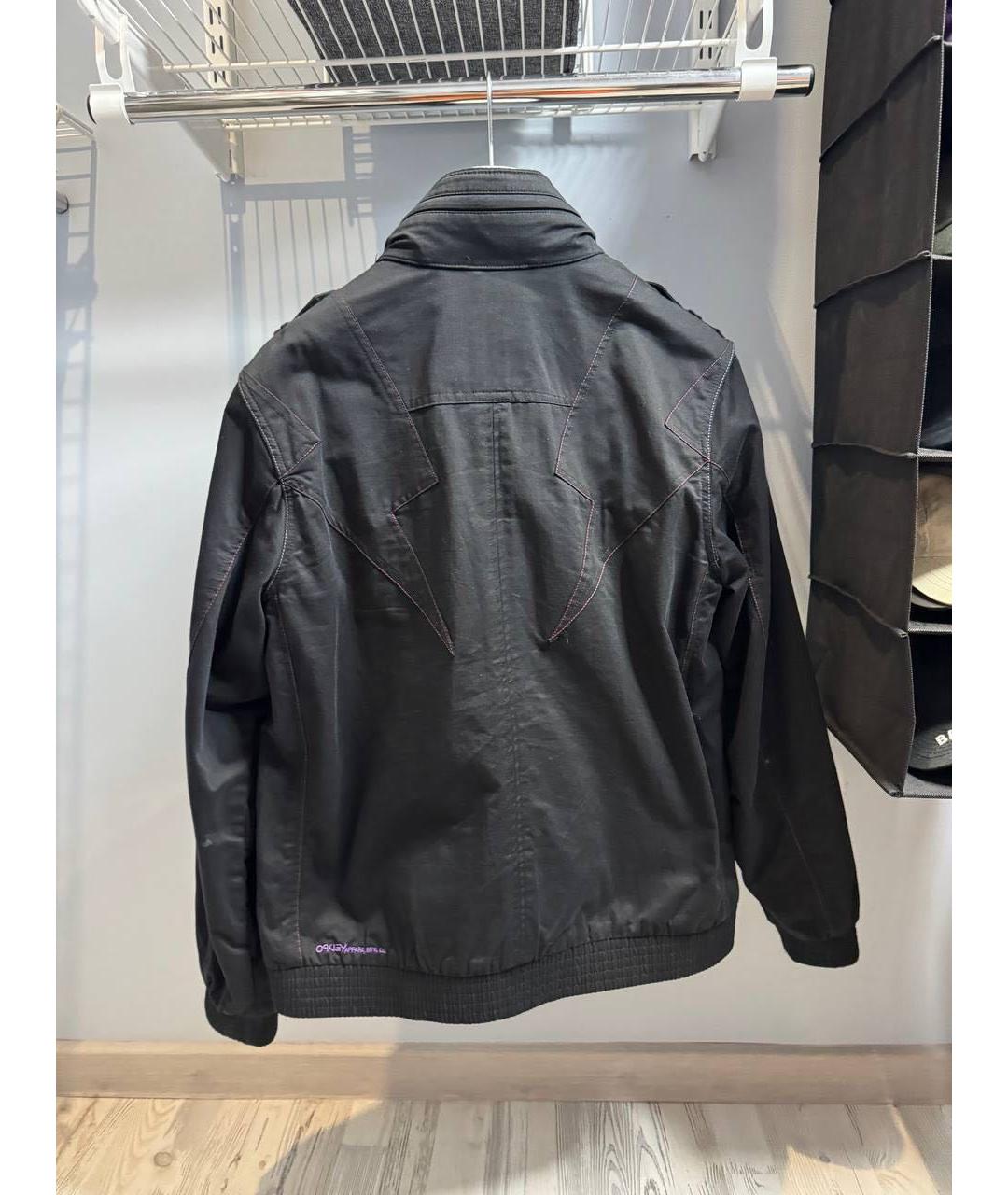 OAKLEY Черная хлопковая куртка, фото 2
