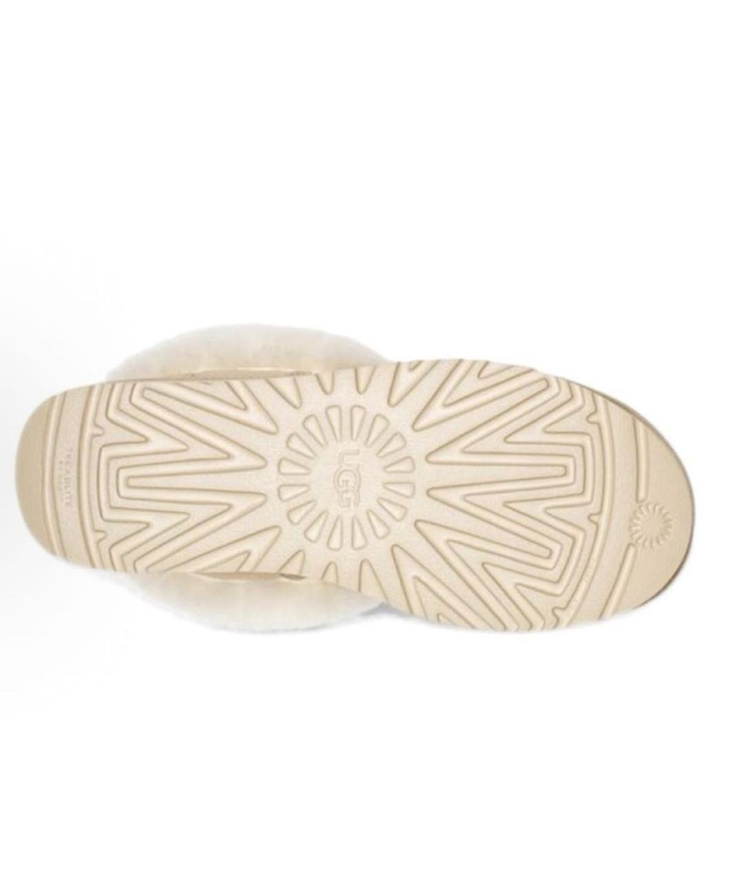 UGG AUSTRALIA Бежевые замшевые ботинки, фото 4