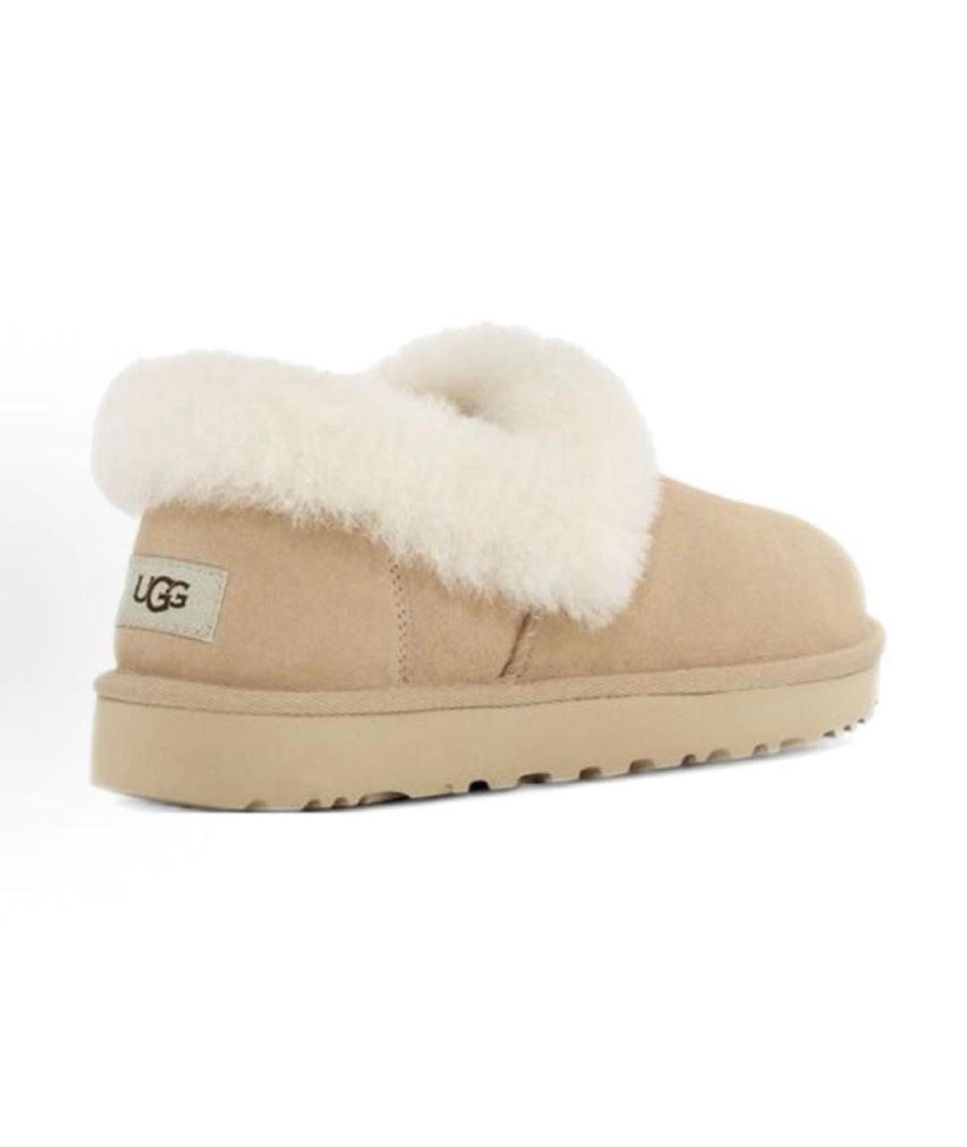 UGG AUSTRALIA Бежевые замшевые ботинки, фото 3