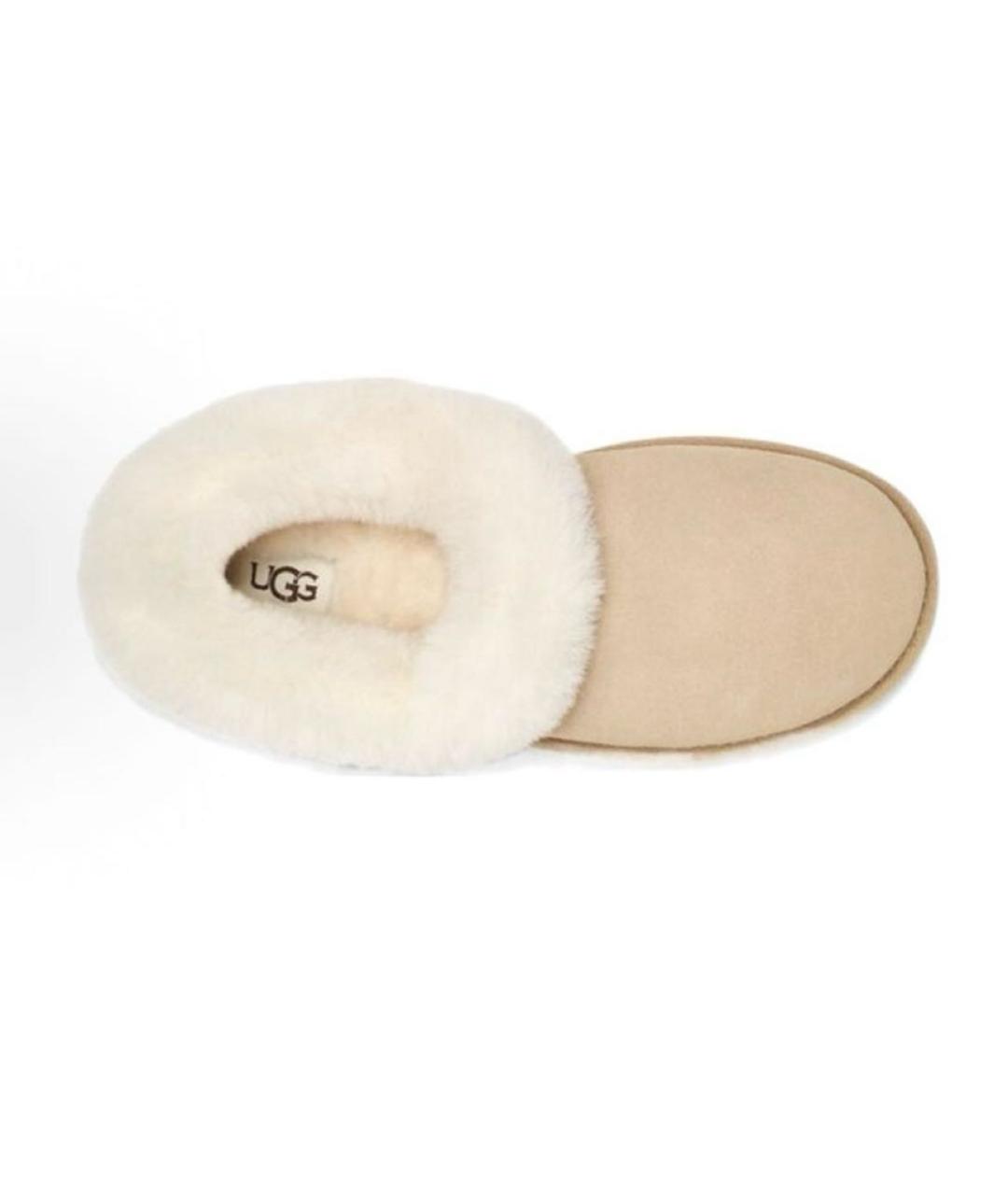 UGG AUSTRALIA Бежевые замшевые ботинки, фото 2