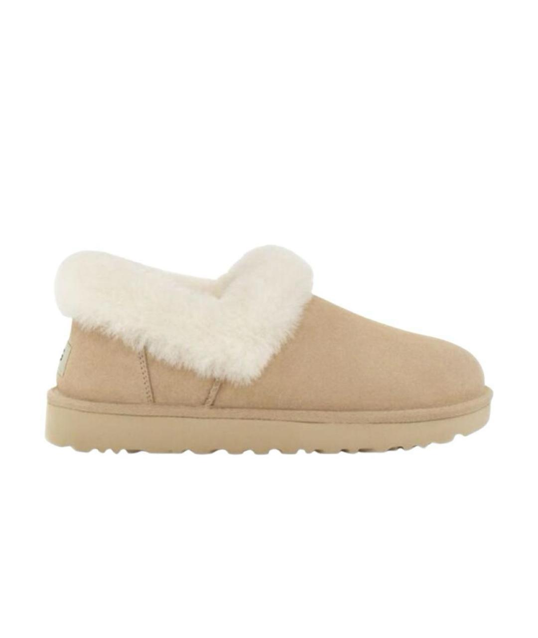 UGG AUSTRALIA Бежевые замшевые ботинки, фото 7