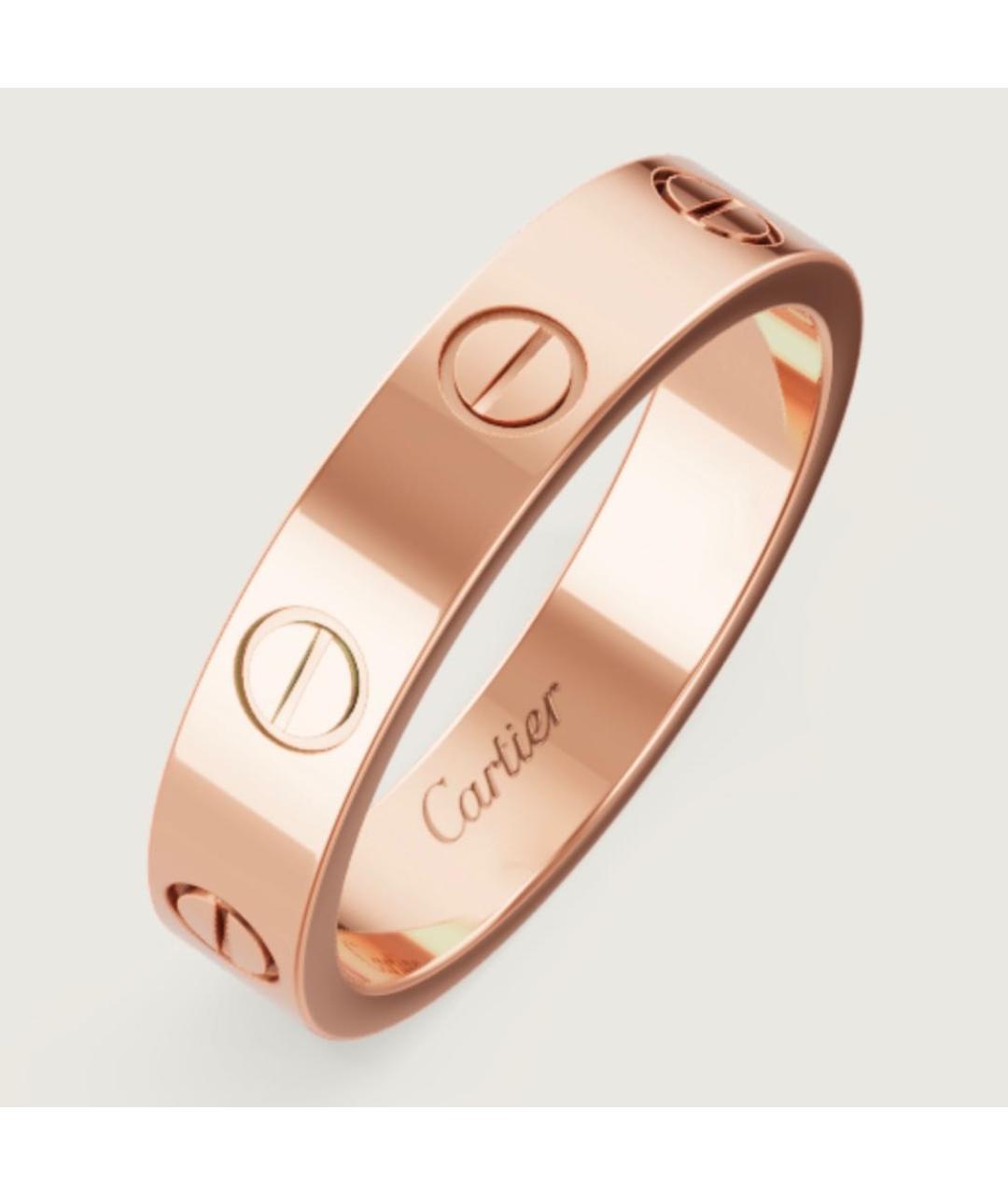 CARTIER Золотое кольцо из розового золота, фото 6