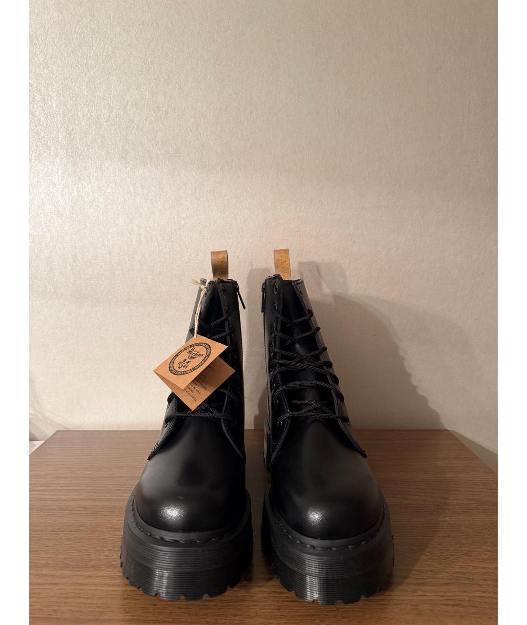 DR. MARTENS Черные высокие ботинки из искусственной кожи, фото 2