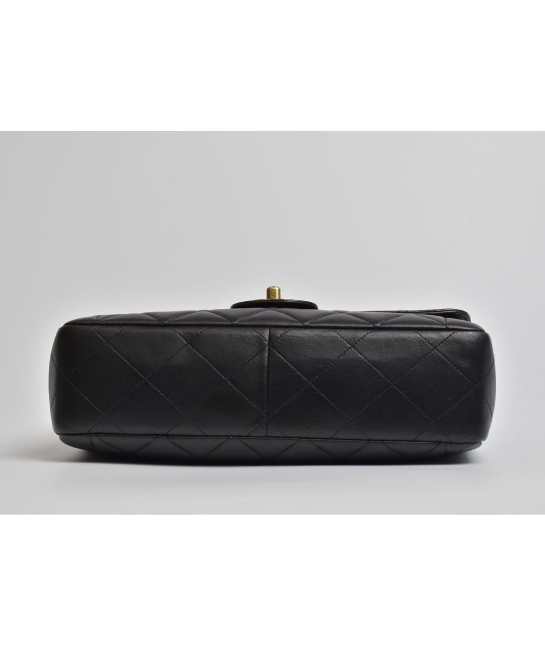 CHANEL Черная кожаная сумка через плечо, фото 7