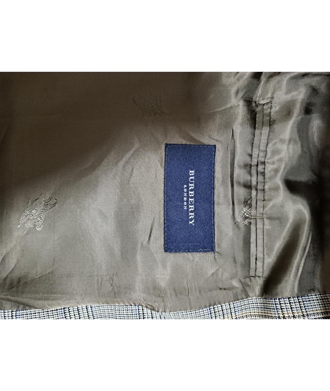 BURBERRY Бежевый шерстяной пиджак, фото 2