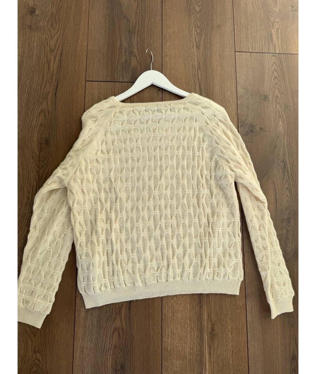 ALLUDE Бежевый кашемировый джемпер / свитер, фото 2